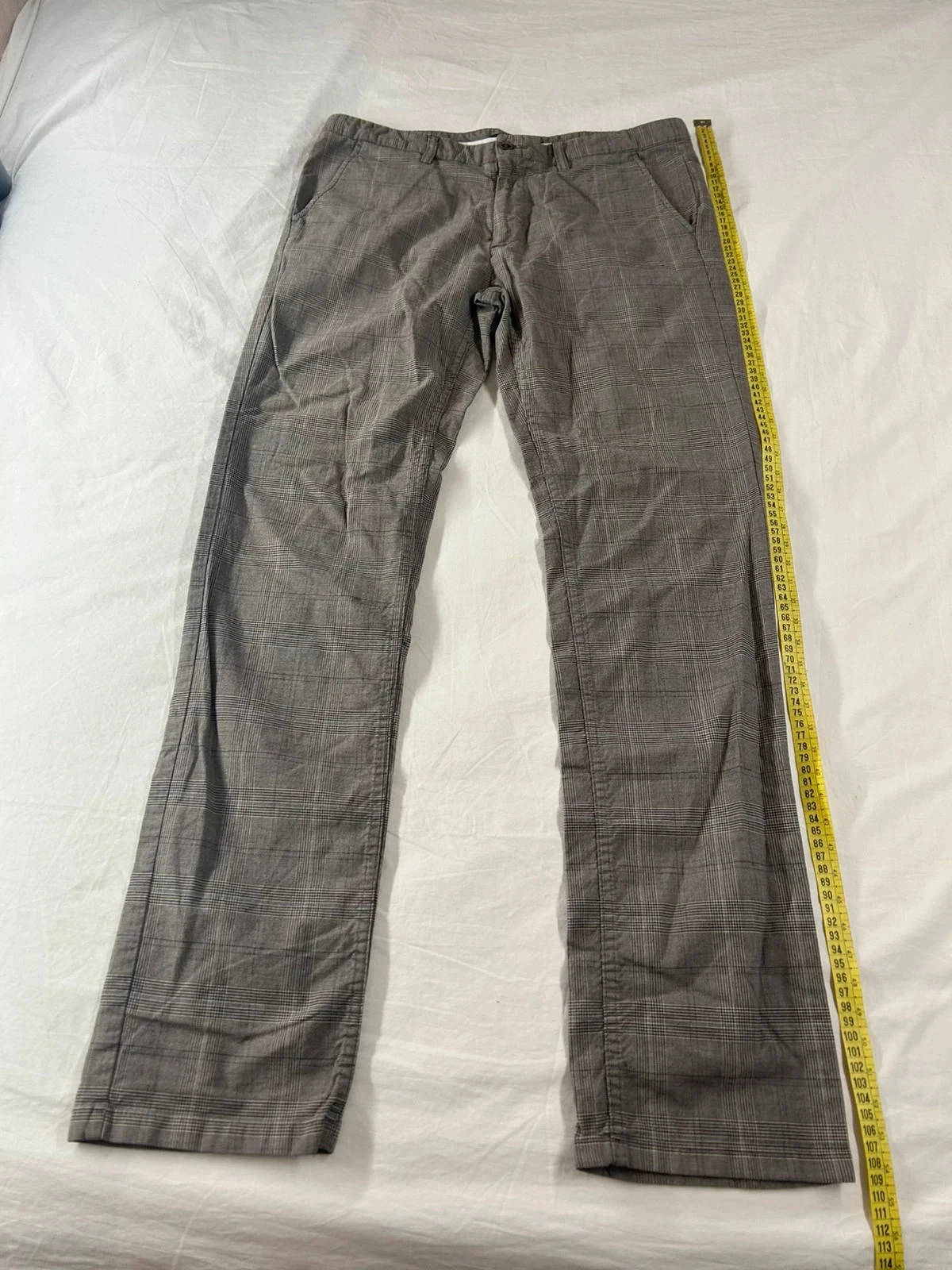 Chino à carreaux zara man